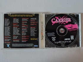 Carrier (Sega Dreamcast, 2000) Complete with Registration Card - Tested