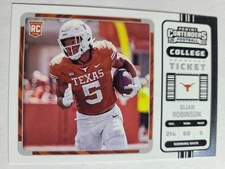 2023 Chronicles Draft Picks - Contenders College Ticket Bijan Robinson #7 (RC)