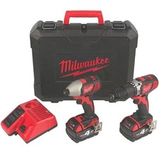 Milwaukee M18 BPP2Q-402C 18V 2 x 4.0Ah Li-Ion RedLithium Cordless Twin Pack 