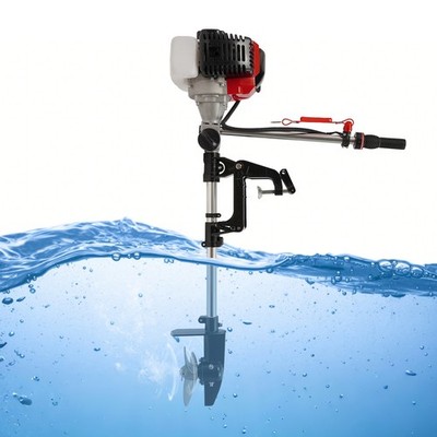 2,3 PS 2-Takt-Außenbordmotor Bootsmotor Außenbord Fischerbootmotor 1.7kw 8500rpm