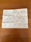 John Wooden - Autographed -Pyramid of Success -Hall of Famer (folded)