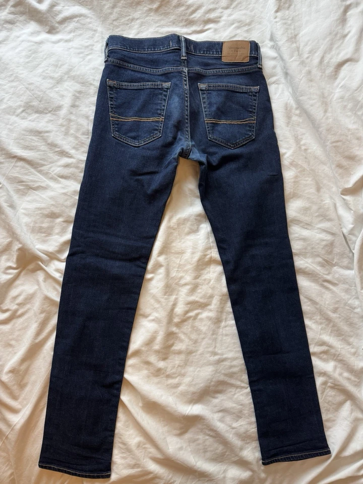 Abercrombie & Fitch Men's Blue Jeans - Image 3 of 4