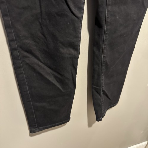 LOGO Lori Goldstein Straight Damenjeans Größe 14 Schwarz Klassischer Look - Bild 3 von 9