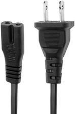 6 Ft Cuziss Replacement Power Cord 2-Prong HP Envy