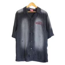 Diesel SEllly S/S Shirt Black Size 46 Short Sleeve Used