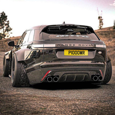 PRIVATE NUMBER PLATE BMW AMG AUDI GTR LAMBO FUNNY COOL REGISTRATION  ( POWER  )