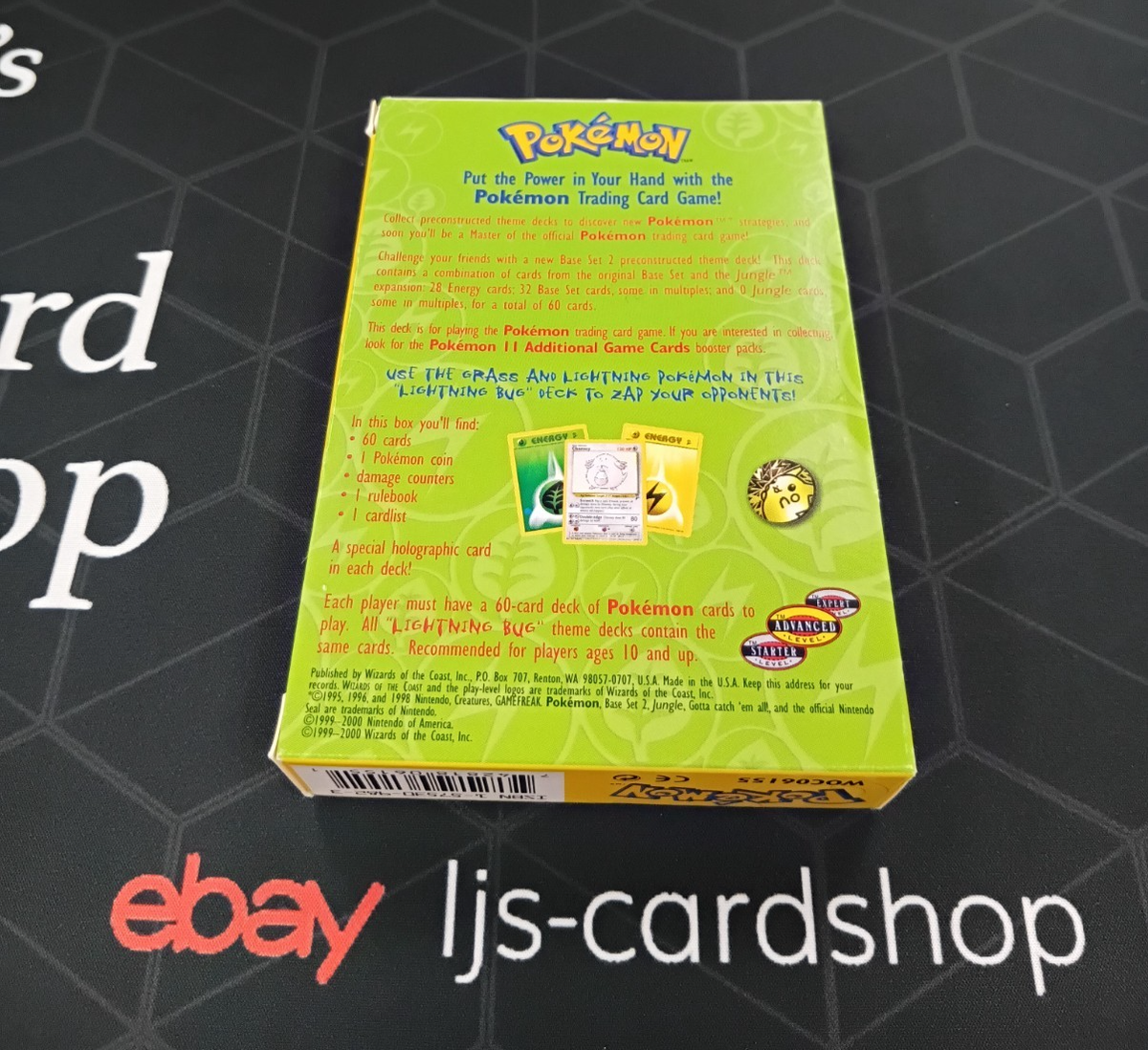 2000 Pokemon Lightning Bug Theme Deck Base Set 2 Incomplete T1 | eBay