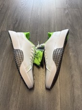 G/FORE G112 PU Leather Golf Shoes Mens GMF000084-GECC White Gecko Gray Size 11.5