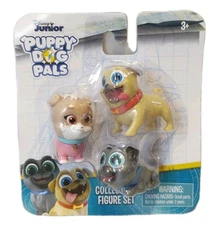Set of 3 Disney Junior Puppy Dog Pals Rolly Bingo Figure Figurine Cake Topper