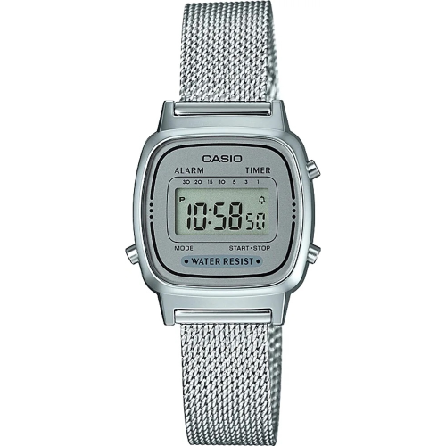 CASIO COLLECTION & VINTAGE CASIO VINTAGE Mod. ICONIC MINI STEEL SILVER MESH
