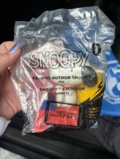 McDonald's Happy Meal Toy 9 Peanuts Snoopy As Famous Author 2018 SEALED NEW