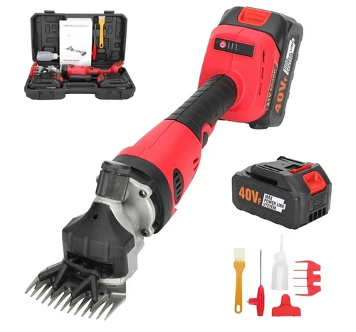 Cordless Electric Professional Sheep Shears, Sheep Clippers with 2 PCS Rechargea
