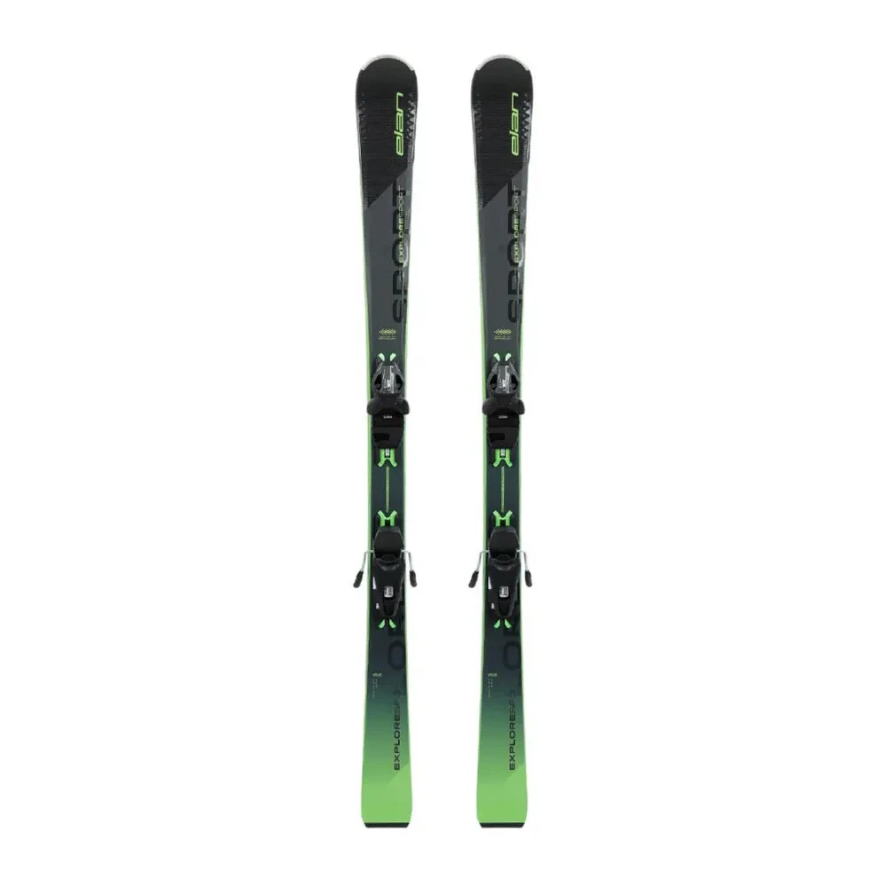 NEW ELAN EXPLORE SPORT SKIS SIZE 168 CM WITH ELAN BINDINGS NEW ELAN EXPLORE SPORT SKIS SIZE 168 CM WITH ELAN BINDINGS