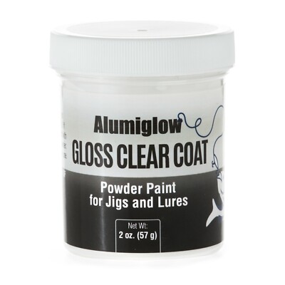 Alumiglow Heat Cured Glow Powder Paint for Tungsten Ice Fishing Jigs + More