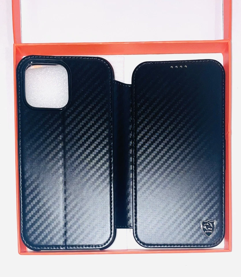 For iPhone 14 Pro 6.1' Wallet case w/RFID Blocking - Credit Card Black - Image 4 of 4