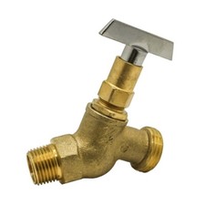 6415118 1/2 Inch MIP x 3/4 Inch GHT No-Kink Hose Bibb with Loose Key - Lead Free