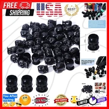 Tattoo Ink Caps Disposable Skull Tattoo Ink Cups Plastic Ink Caps for Tattooi...