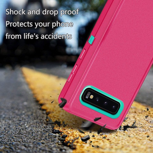 Für Samsung Galaxy S10/S10+/S10e Hülle Hybrid Hard Clip Cover mit Displayschutz - Bild 29 von 54