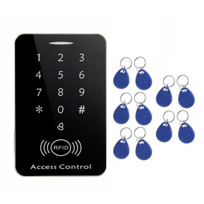 Security RFID Code lock Access System Access Control Door Opene +10 keyfob A3GE