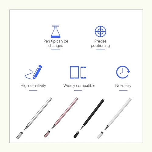 Sensitive Capacitive Stylus for Device Note Smooth Writing Drawing - 第 3/12 張圖片
