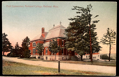 Vintage Postcard 1920 Amherst College, Pratt Gym, Amherst, Massachusetts (MA)
