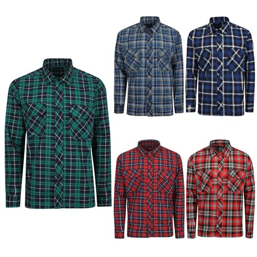 Winter Cotton Flannel Shirt 