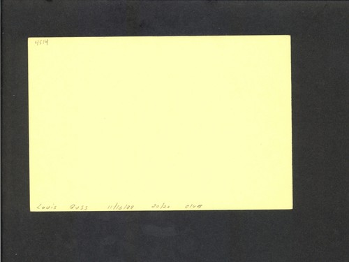 Louis Guss - signierte Autogramm Karteikarte - Pate - Bild 2 von 2
