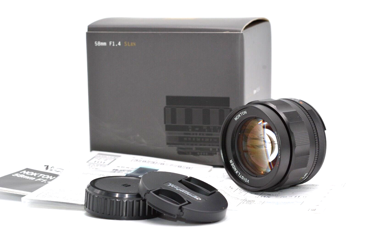 Top Mint /Box】 Voigtlander NOKTON 58mm F/1.4 SL II N for Top Mint /Box】 Voigtlander NOKTON 58mm F/1.4 SL II N for