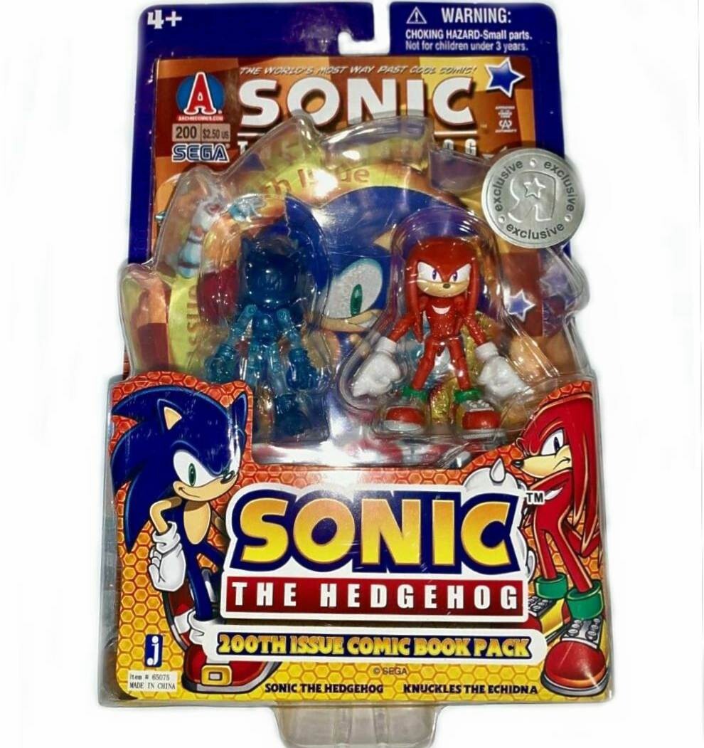 Sonic The Hedgehog Collector Edition Comic & Knuckles & Sonic New