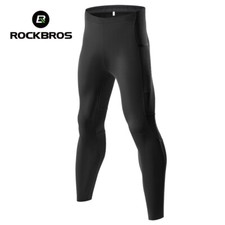 ROCKBROS Tights Trousers Cycling Gym Fitness Pants with Pocket Training Leggings