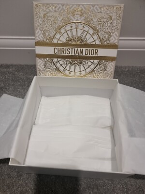CHRISTIAN DIOR Couture Gift Box - Gold Square Christmas 2024 NEW