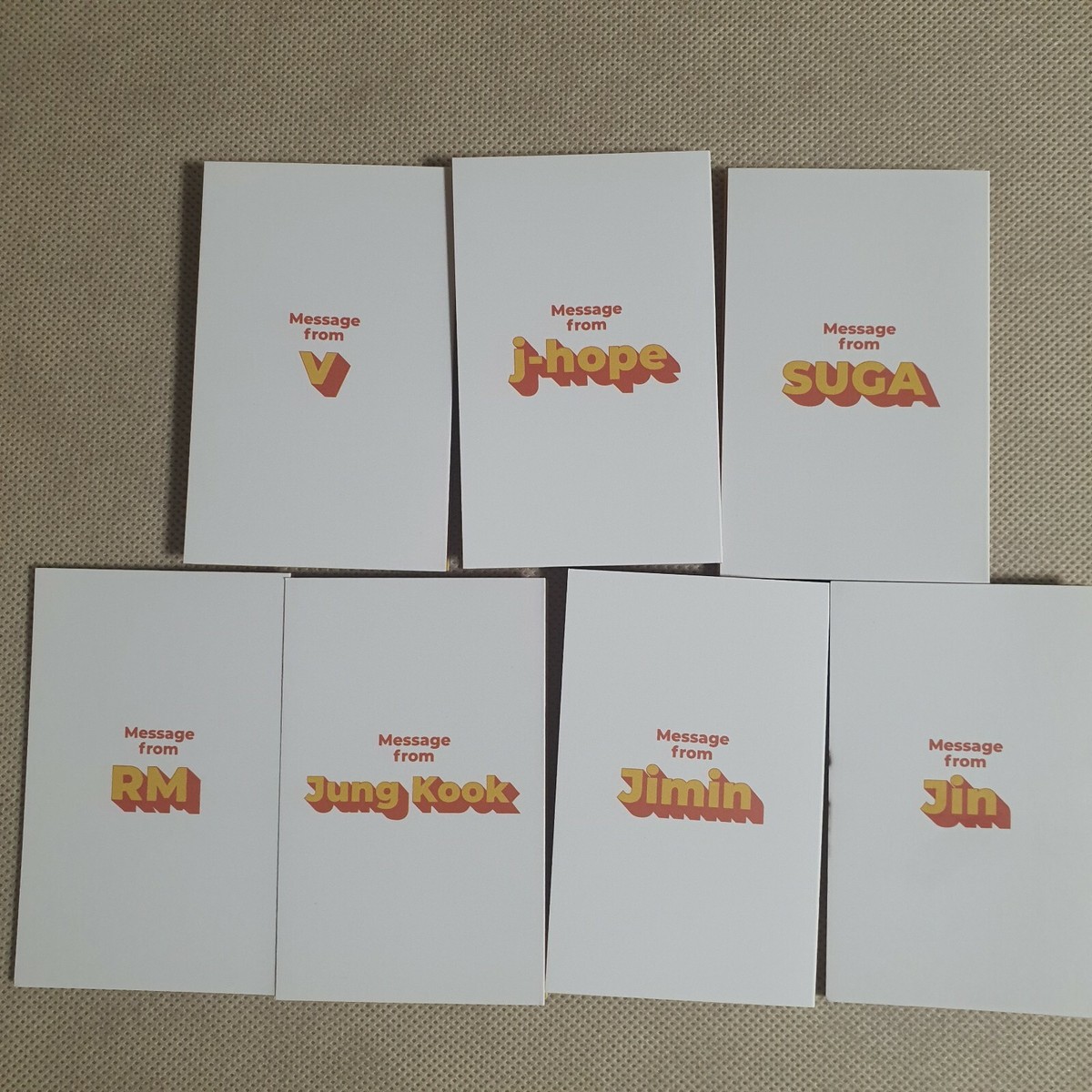 BTS] BTS Butter Album Official Photo Massage From BTS | eBay