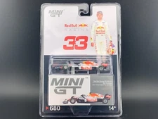 Mini GT Red Bull RB16B #33 Max Verstappen 2021 Turkish GP 2nd Place MGT0680 1/64