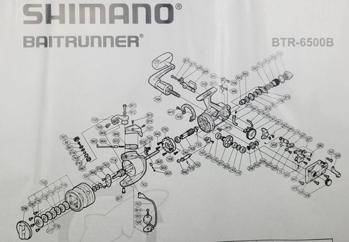 Shimano Baitrunner 6500B Reel Part - RD4763 Roller Clutch Assembly - Picture 4 of 4