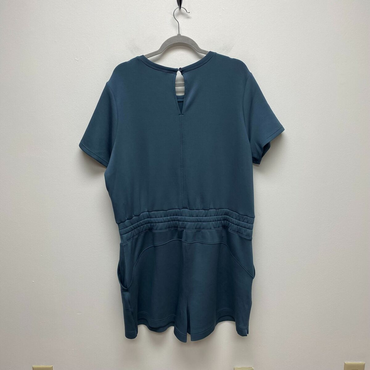 Ameri VINTAGE★BACK OPEN SWEAT ROMPERS ameri vintage BACK OPEN SWEAT ROMPERS Overalls