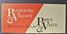 1962 Plymouth Price Comparison Brochure Fury Belvedere Savoy Valiant Original 62 1962 Plymouth Price Comparison Brochure Fury Belvedere Savoy Valiant Original 62