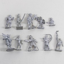 D D Dungeons Dragons Metal Miniatures RPG Grenadier 70's 80's Lot of 10 A15