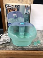 Vintage Conair FB10CCR Massaging Foot Bath Combines Bubbles Massage And Heat