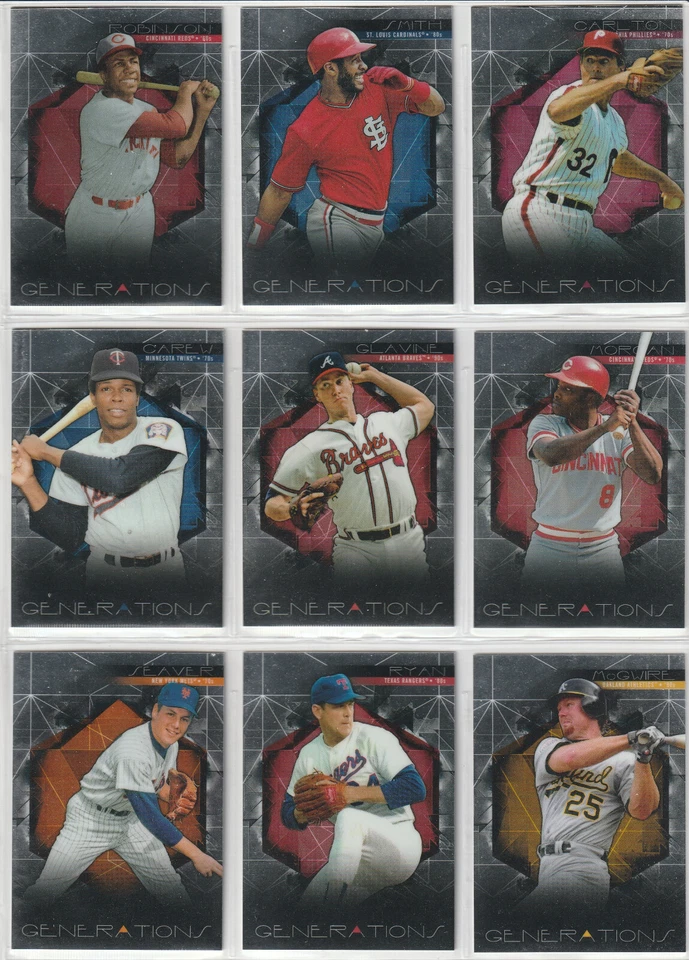 2015 FINEST GENERATIONS UPICK MAYS NOLAN KOUFAX JETER HENDERSON BENCH RIVERA - Image 3 of 4