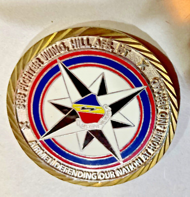 388 Fighter Wing Hill AFB Outstanding Performance Quality assurance HR coin