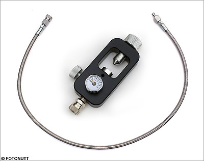Scuba Fill Station with 34'' Braided High Pressure Air Fill Whip 