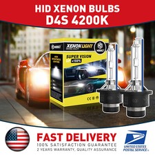 2x Replacement D4s Hid Xenon Headlight Bulb High Or Low Beam 4200k Warm White