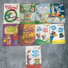 Berenstain Bears Book Lot 9 Hardcover Vintage Children's Books