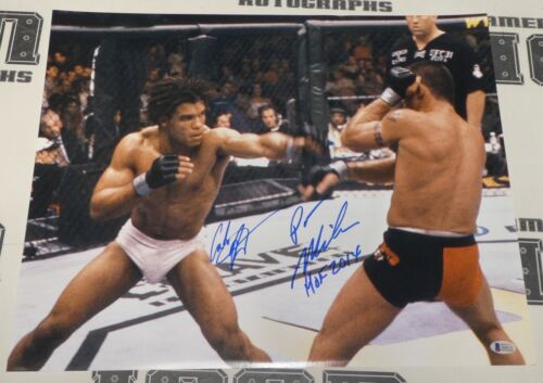 Photo signée Pat Miletich & Carlos Newton UFC 31 16x20 BAS COA * Image Blem HOF - Photo 1/12