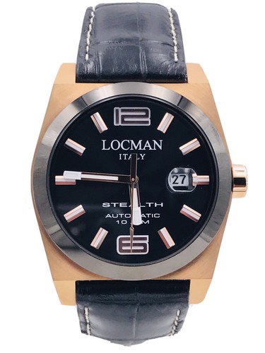 Orologio Locman Stealth Automatico 205KPLKPE/565 42mm Pelle Scontatissimo  Nuovo | eBay