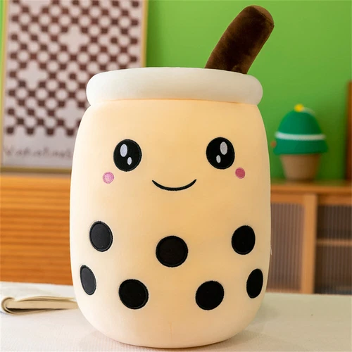 Bubble Tea Kuscheltier Plüschtier Boba Tee Kissen Plushie Plüsch Kissen Puppe DE - Bild 27 von 46