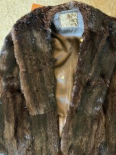 Horace Colley Furs Vintage Genuine Mink Fur Stole