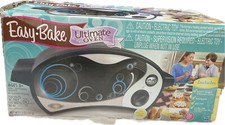 Easy Bake Ultimate Oven Black  Silver Baking Pan And Pan Tool Included Tested