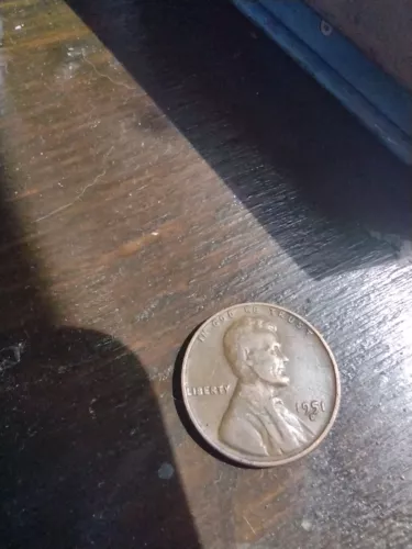 1951 D Wheat Penny Error (Letter L In Liberty Too Close To / On Rim) Denver Mint