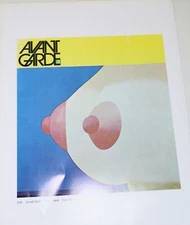 Avant Garde 1968 Magazine Cover Print 92074 Vintage Repro
